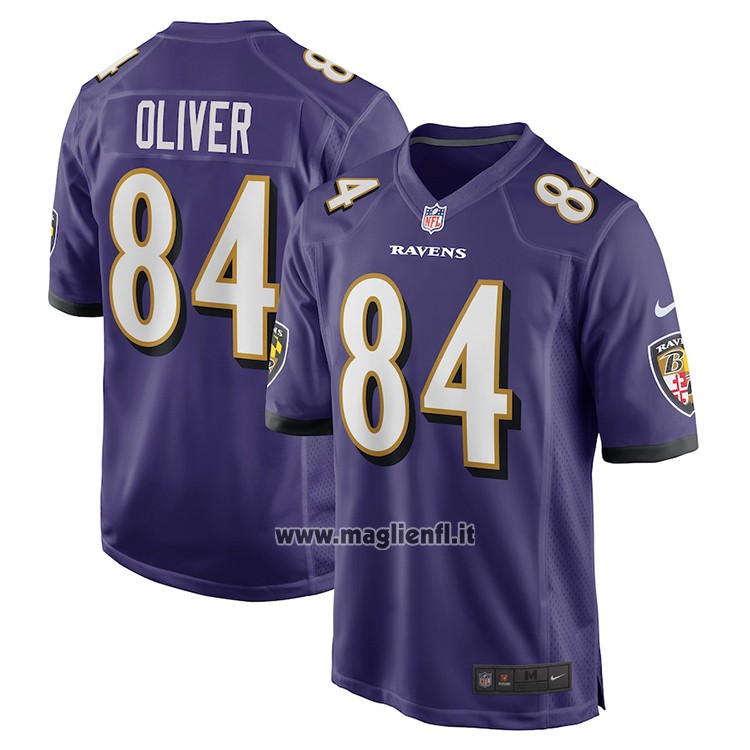 Maglia NFL Game Baltimore Ravens Josh Oliver Viola